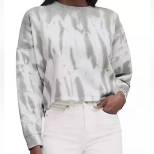 BANANA REPUBLIC Women’s XL TIE DYE oversized Cropped Sweatshirt Pullover